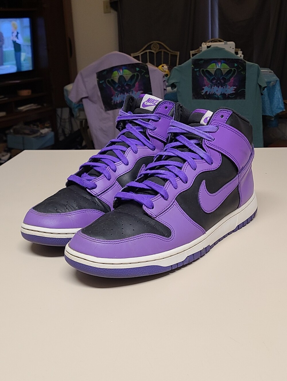 Nike Dunk High Retro Psychic Purple casual hi top skateboard sneakers size 13